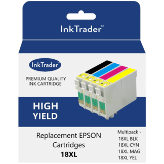 Compatible Epson 18XL Cyan, Magenta, Yellow & Black Ink Cartridges – Multipack