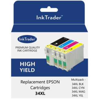 Compatible Epson 34XL Cyan, Magenta, Yellow & Black Ink Cartridges – Multipack