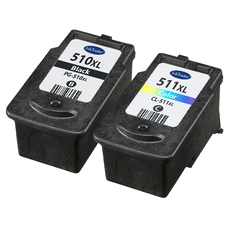 Remanufactured Canon PG510XL Black & CL511XL Tri-Colour Ink Cartridges