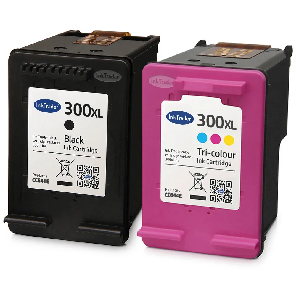 Remanufactured HP 300XL Black & Colour Ink Cartridge Multipack