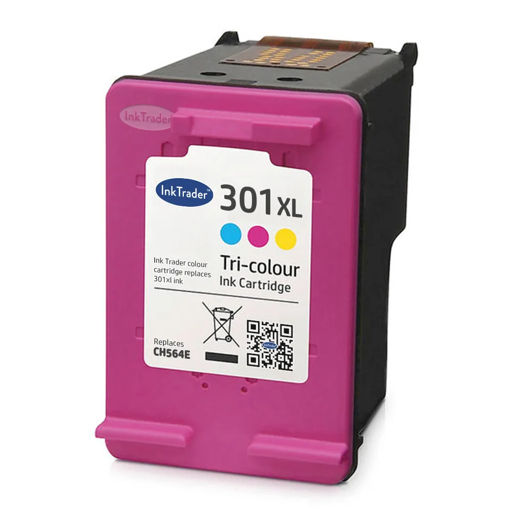 Remanufactured HP 301XL High Capacity Tri-Colour Ink Cartridge