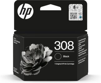 Original HP 308 Black Ink Cartridge