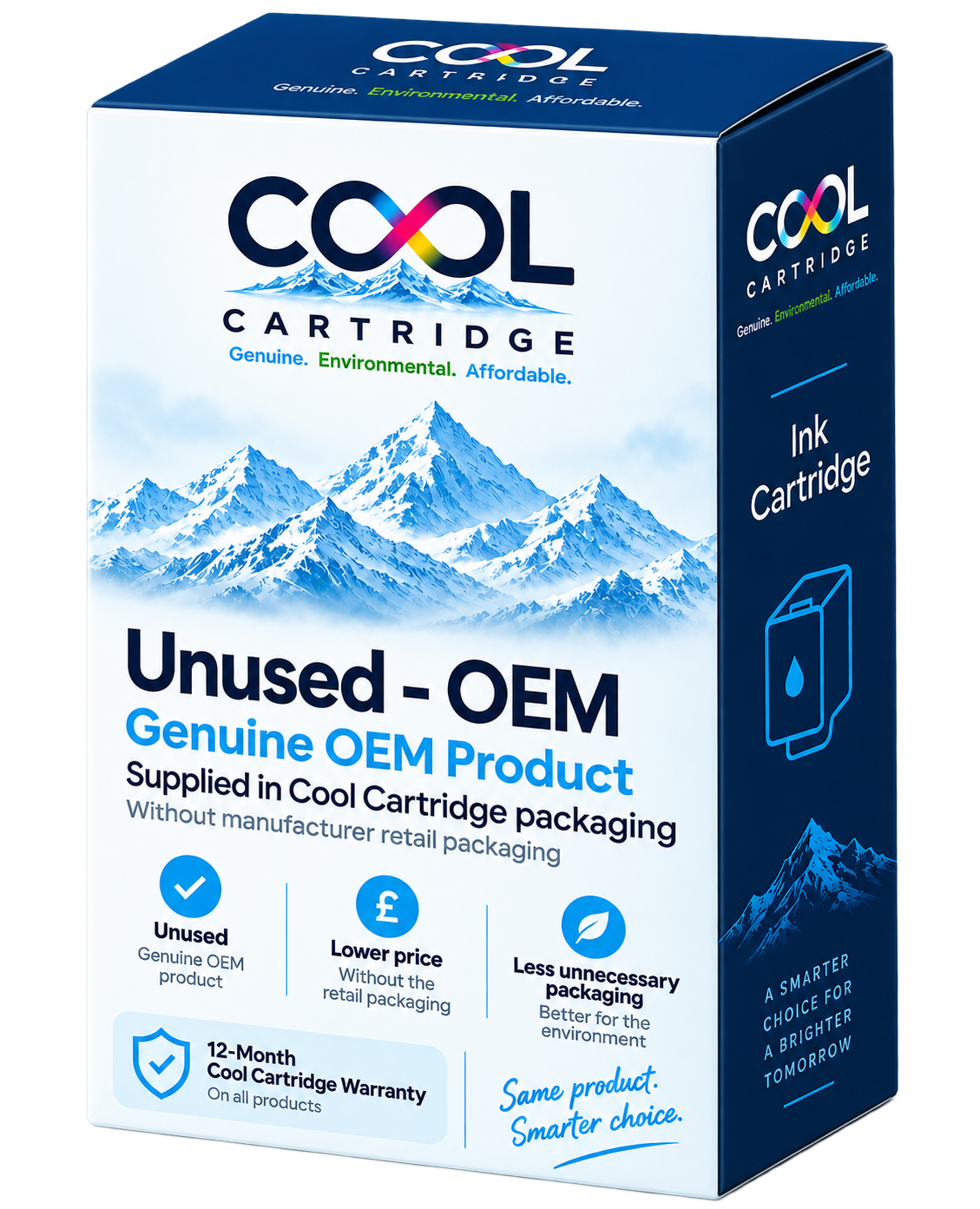 Cool Cartridge Unused OEM ink cartridge packaging