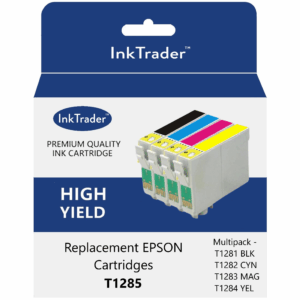 Compatible Epson T1285 Cyan, Magenta, Yellow & Black Ink Cartridges – Multipack