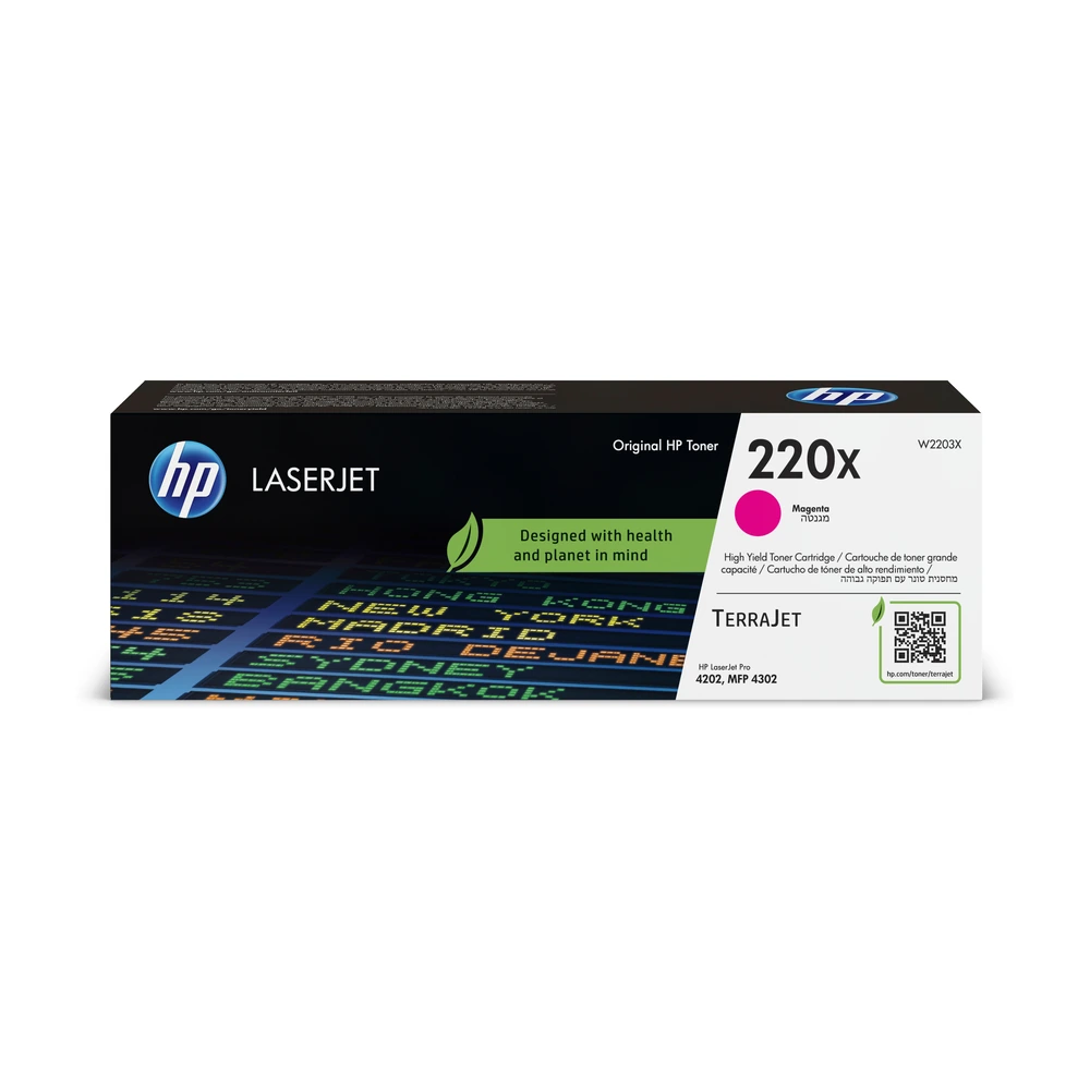 HP 220X Magenta Toner Cartridge - W2203X