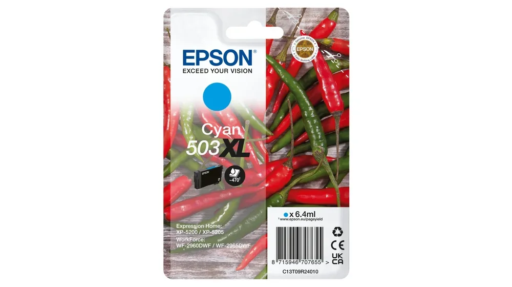 Epson T09R2 Cyan Ink Cartridge - C13T09R24010