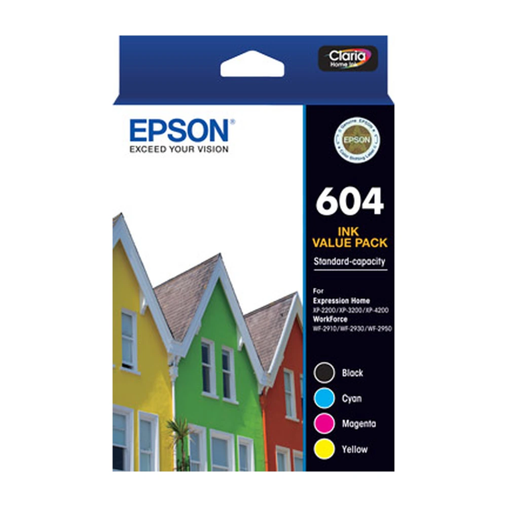 Epson 604 Standard Capacity Ink Cartridge Value Pack - C13T10G692