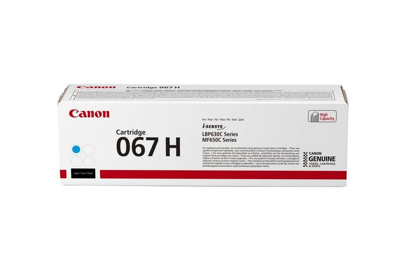 Canon 067H Cyan High Yield Toner Cartridge - 5105C002