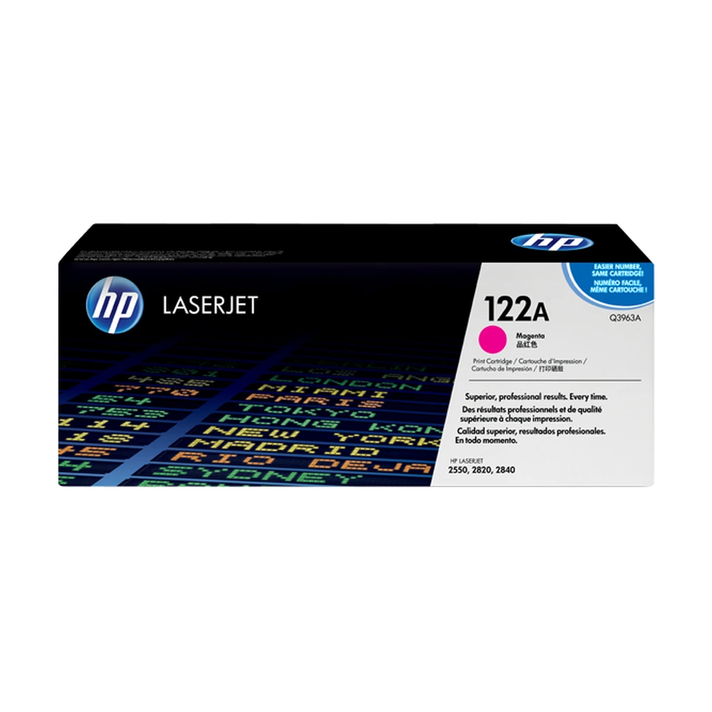 HP 122A Magenta Toner Cartridge - Q3963A