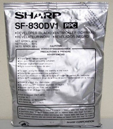 Sharp SF-830DV1 Black Developer Unit