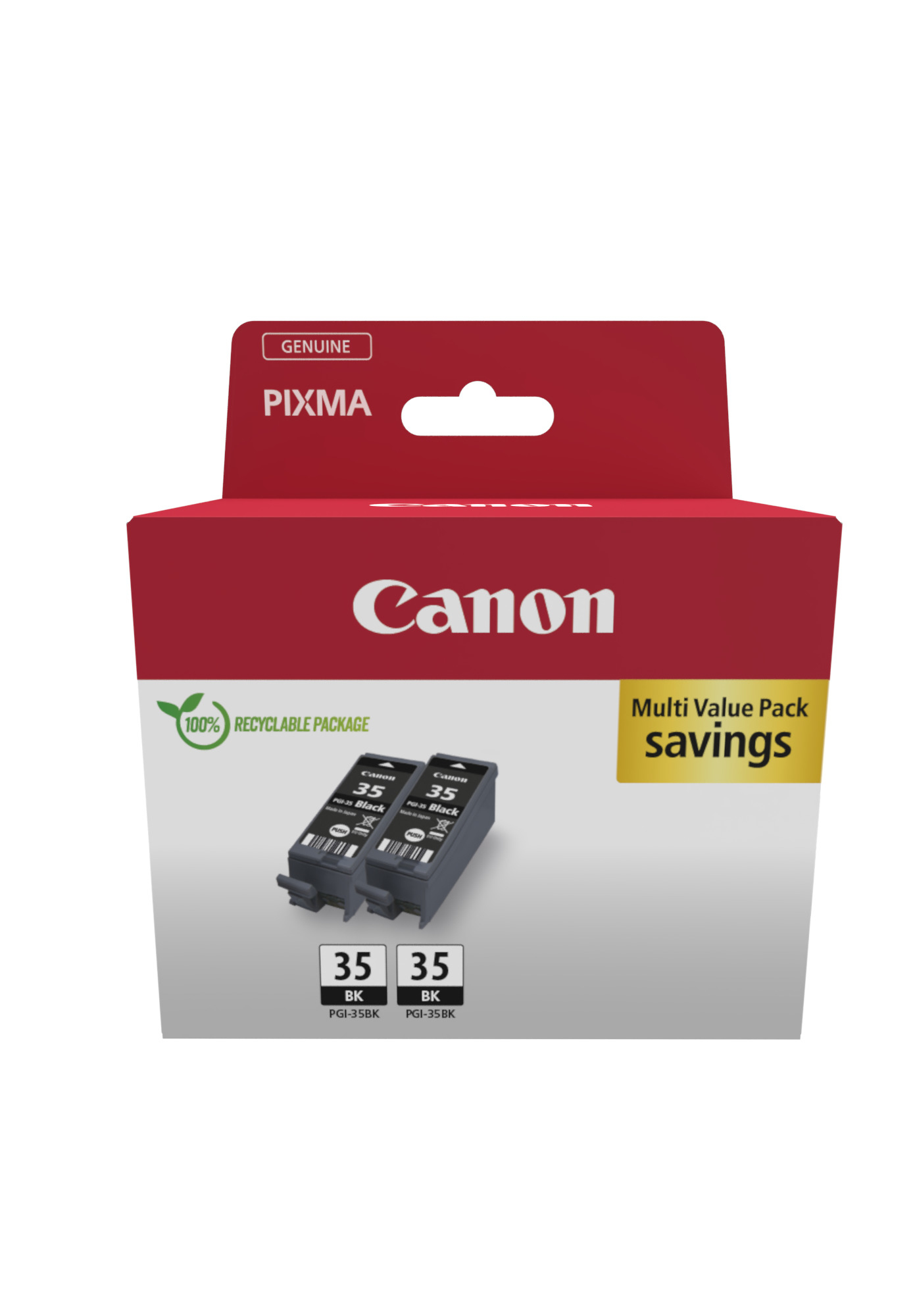 Canon PGI-35 Black Ink Cartridge Twin Pack - 1509B029