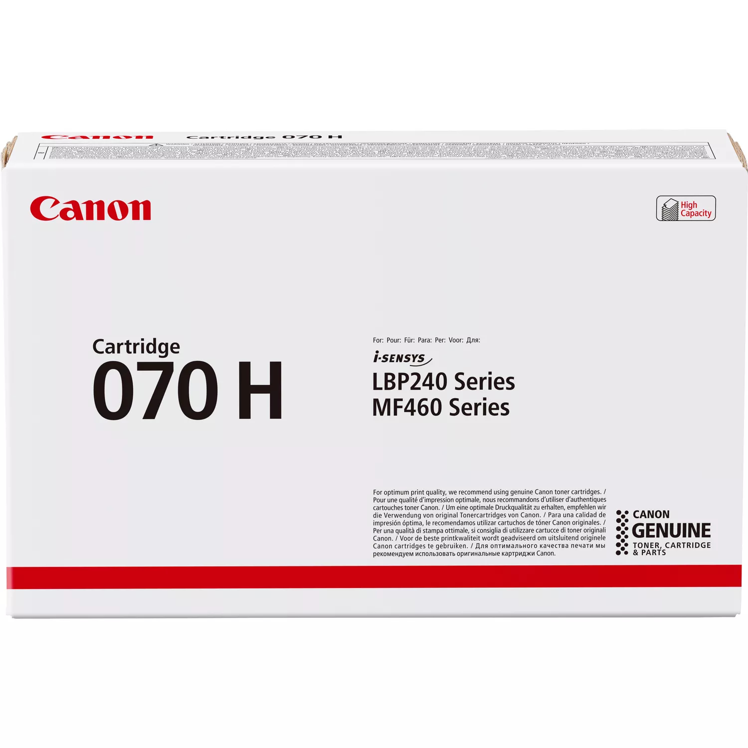 Canon 070H Black Toner Cartridge - 5640C002