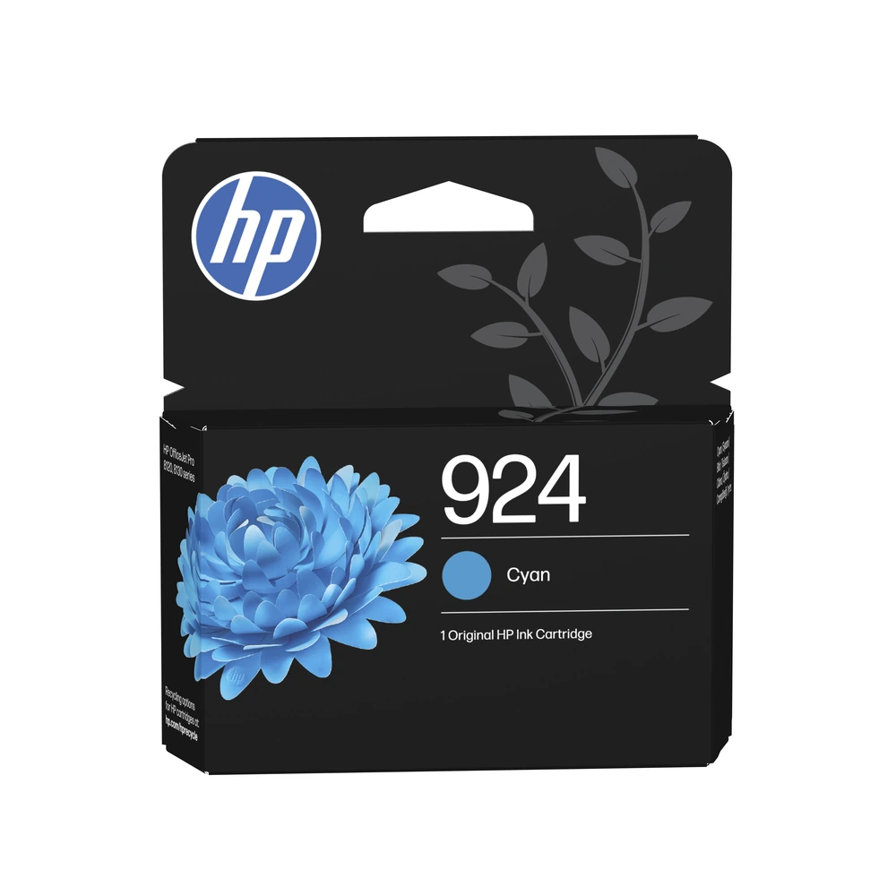 HP 924 Cyan Ink Cartridge - 4K0U3NE