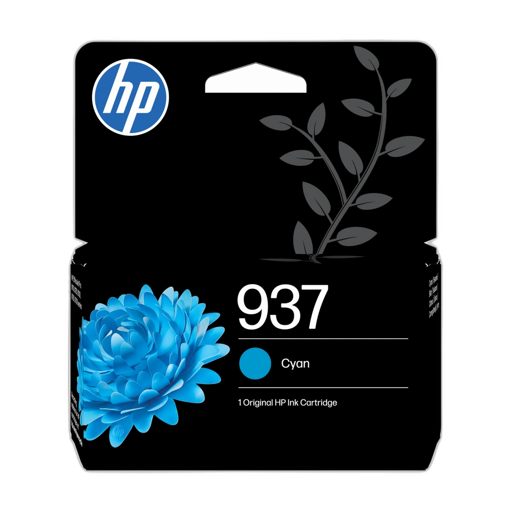 HP 937 Cyan Ink Cartridge - 4S6W2NE