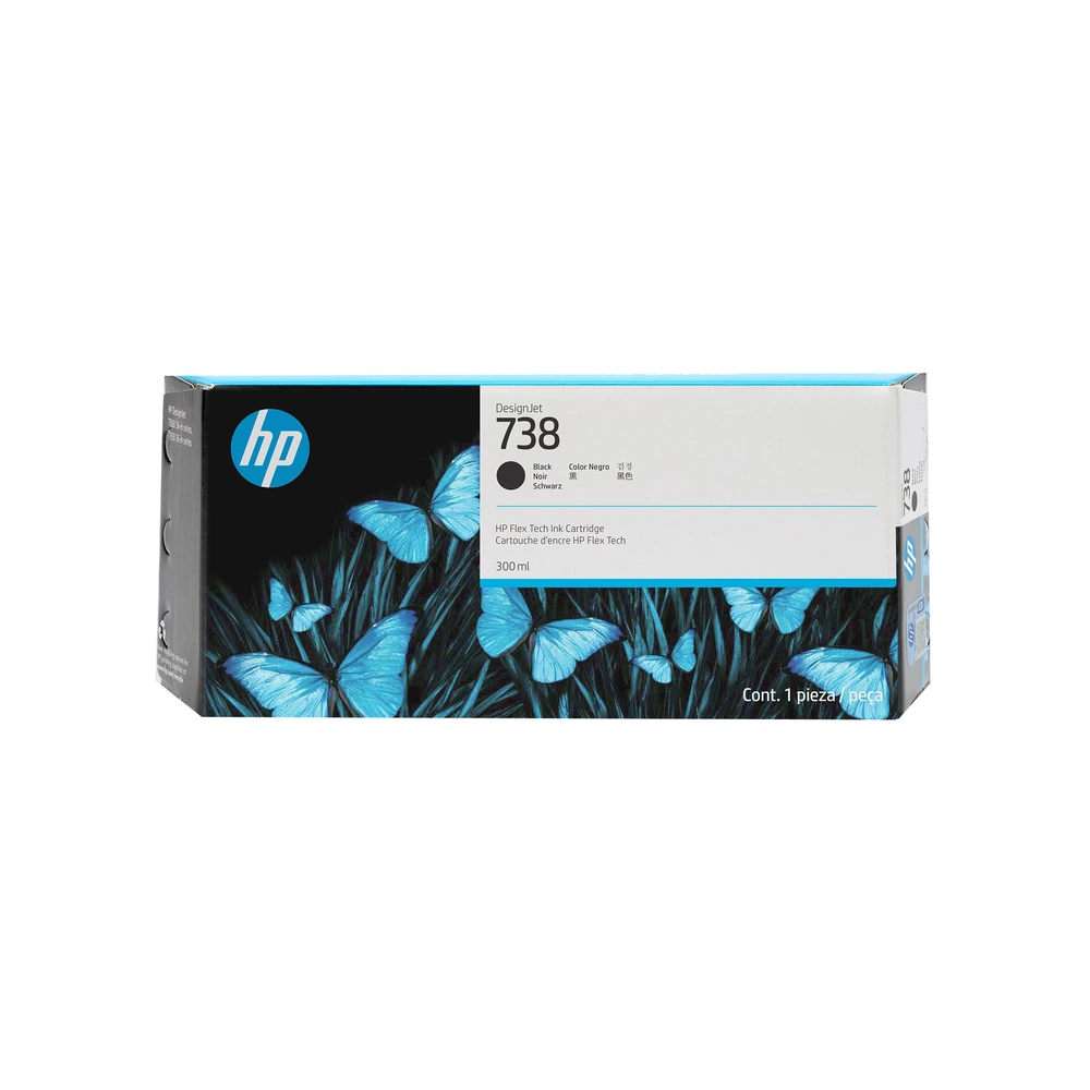 HP 738 Black Ink Cartridge - 498N8A
