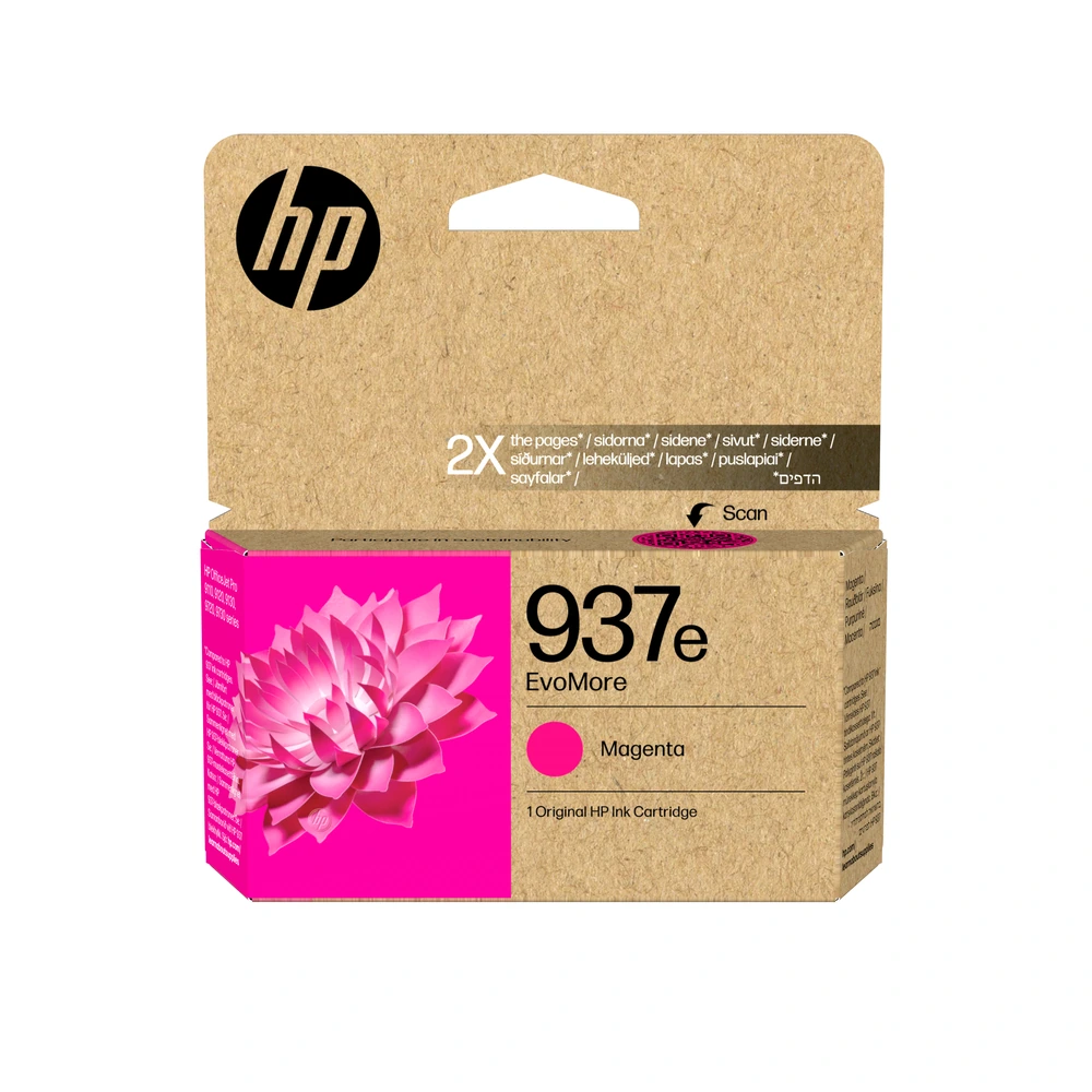 HP 937e Magenta High Capacity Ink Cartridge - 4S6W7NE