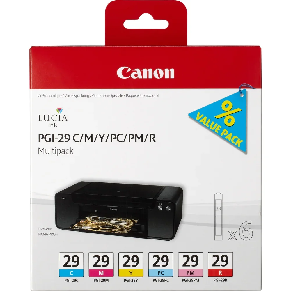Canon PGI-29 Ink Cartridge Multipack - 4873B005