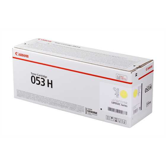 Canon 053H Yellow Toner Cartridge - 2191C001