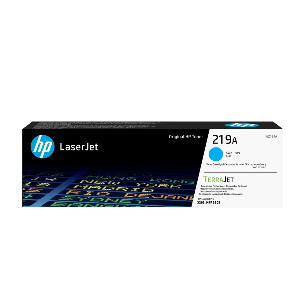 HP 219A Cyan Toner Cartridge - W2191A