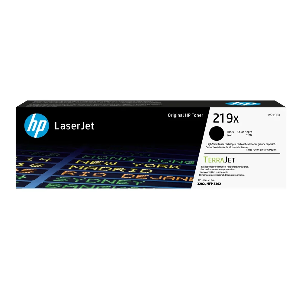 HP 219X Black High Yield Toner Cartridge - W2190X