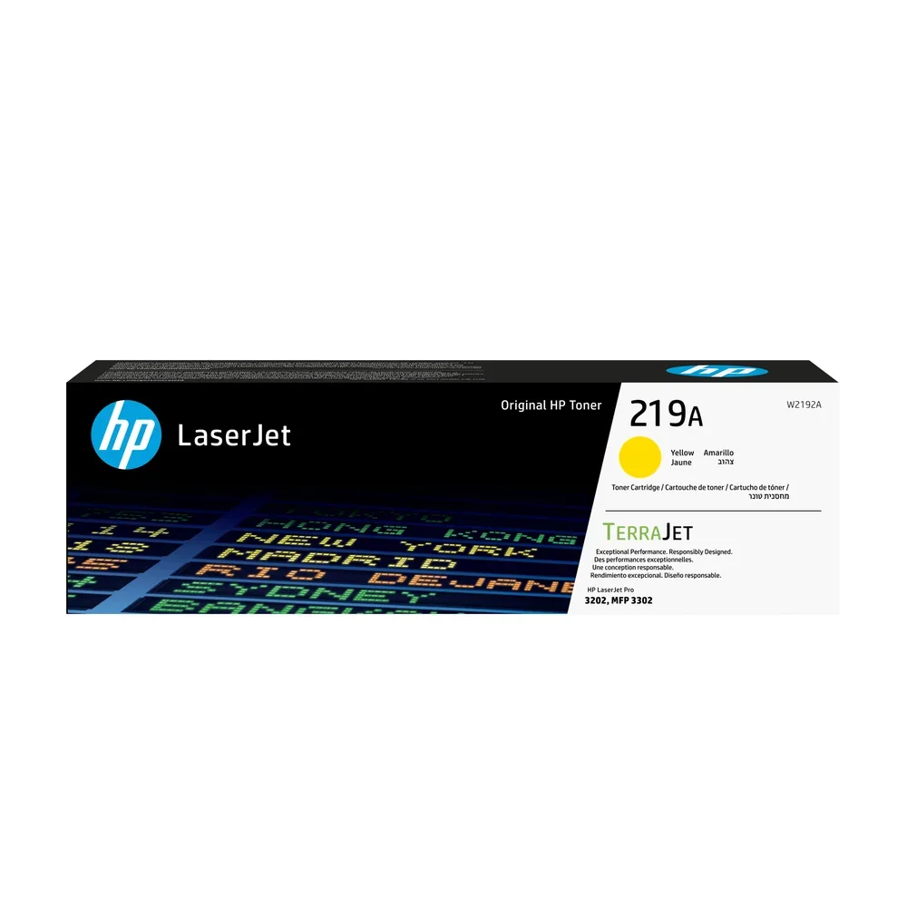 HP 219A Yellow Toner Cartridge - W2192A