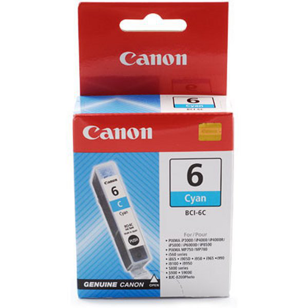 Canon BCI-6 Cyan Ink Cartridge - 4706A028