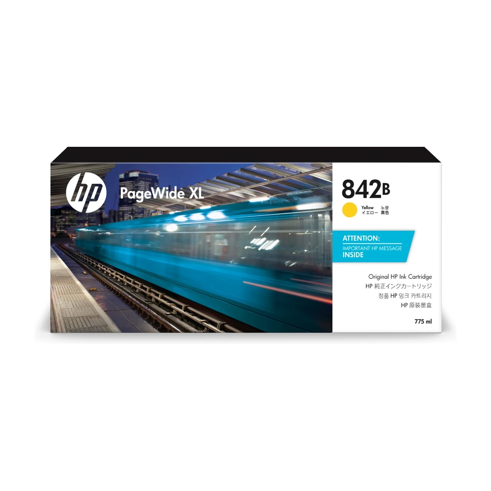 HP 842B Yellow Ink Cartridge - A4TM1A