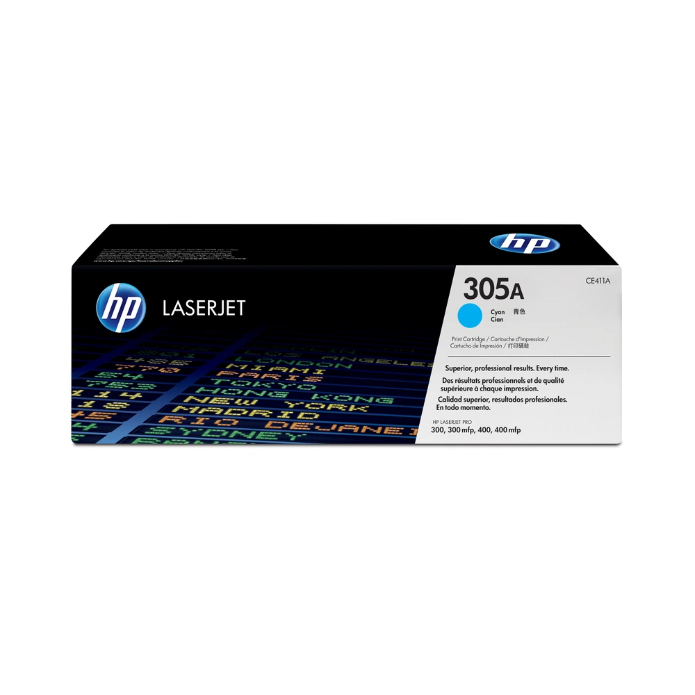 HP 305A Cyan Toner Cartridge - CE411A