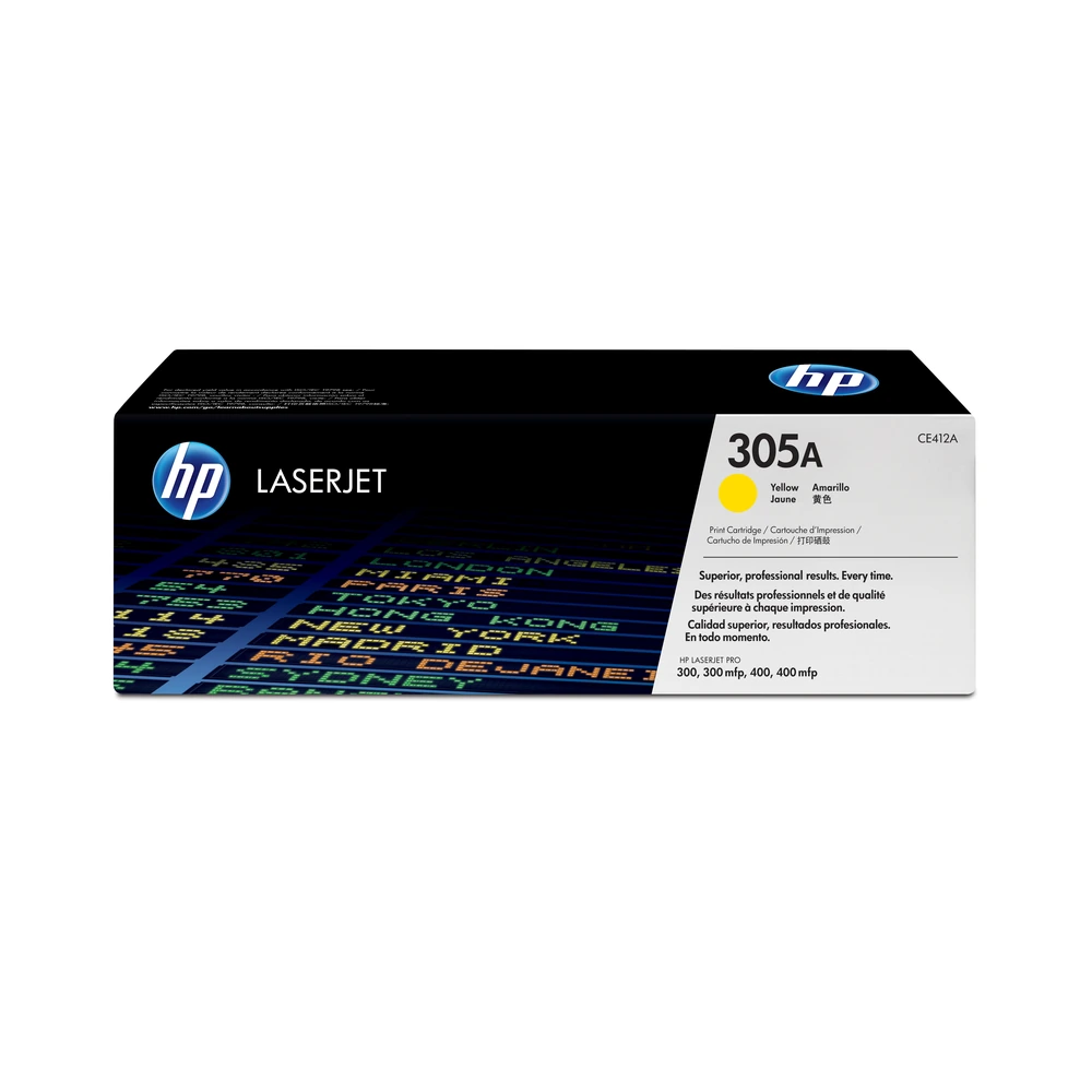 HP 305A Yellow Toner Cartridge - CE412A