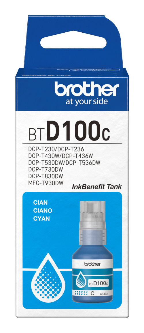 Brother BTD100 Cyan Ink Cartridge