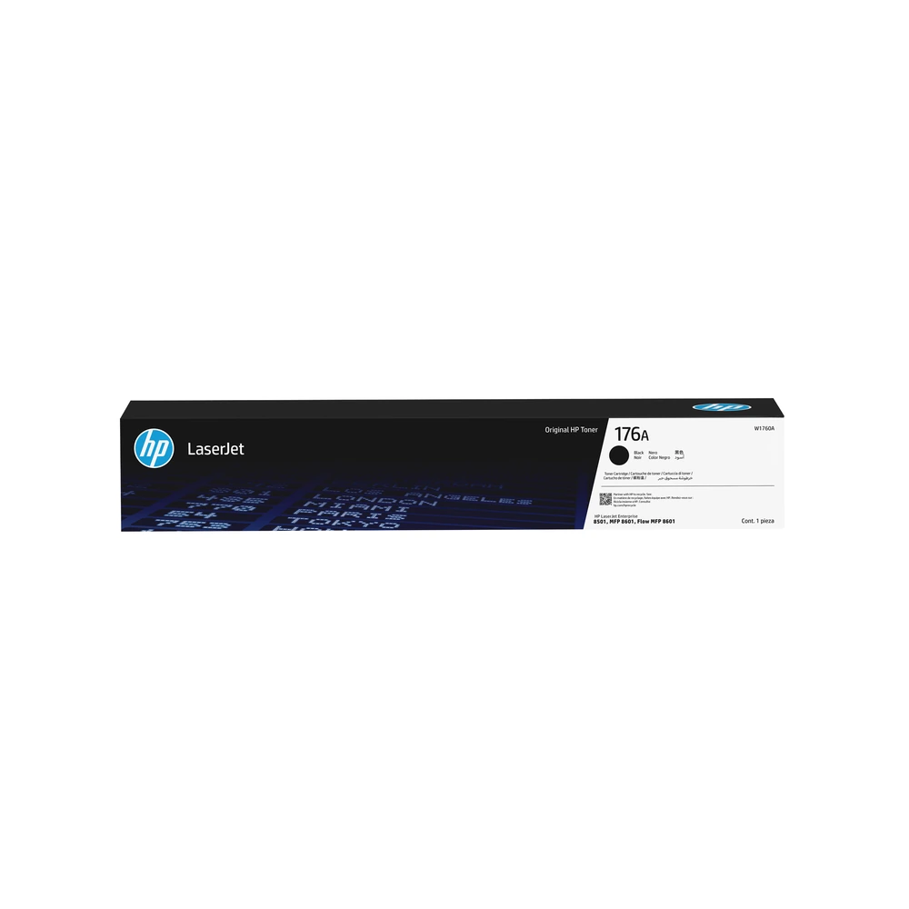 HP 176A Black Toner Cartridge - W1760A