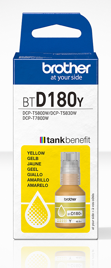 Brother BTD180 Yellow Ink Bottle