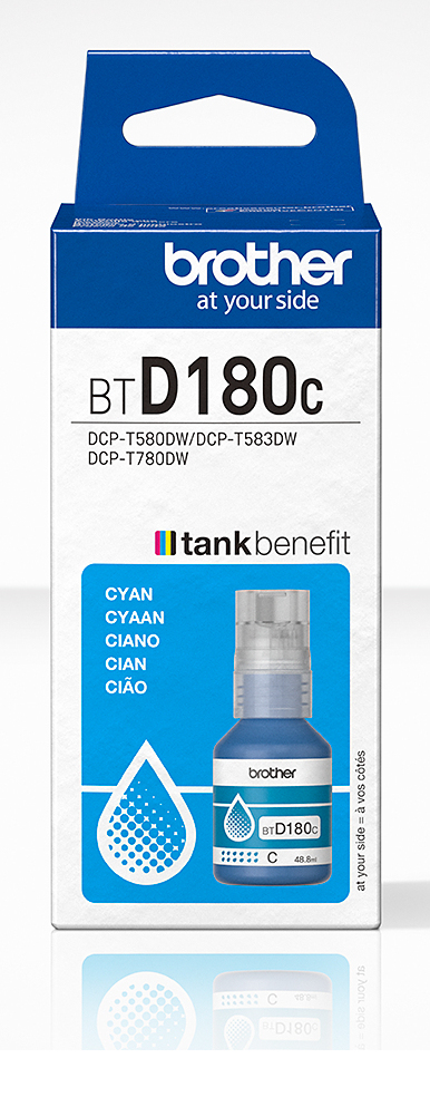 Brother BTD180 Cyan Ink Bottle