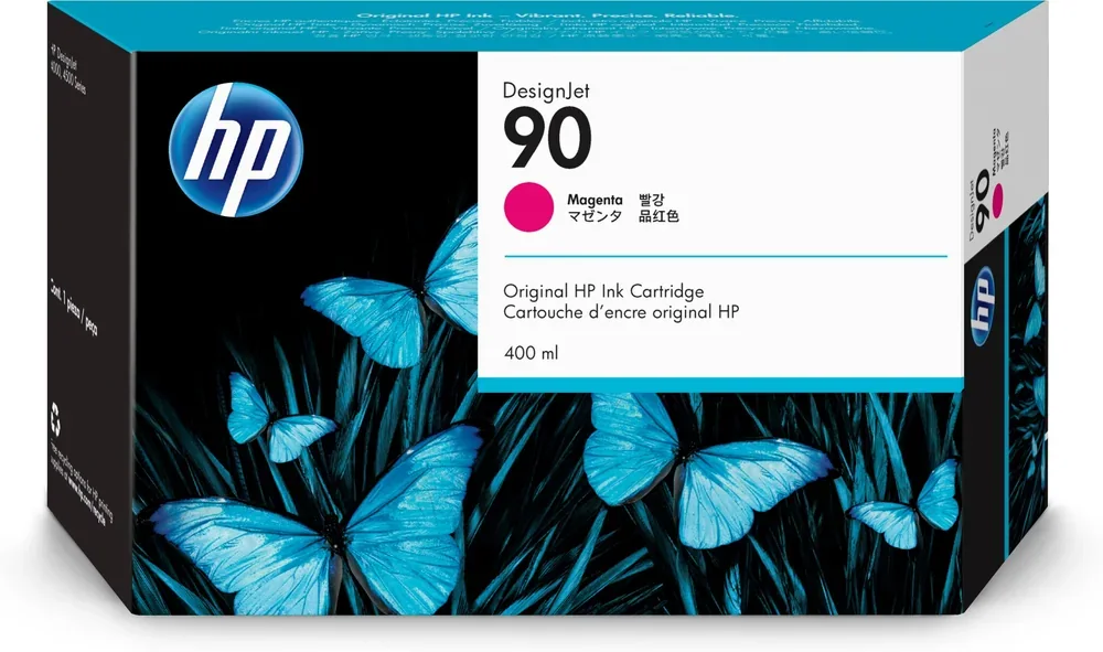 HP 90 Magenta Ink Cartridge Tri-Pack - C5084A