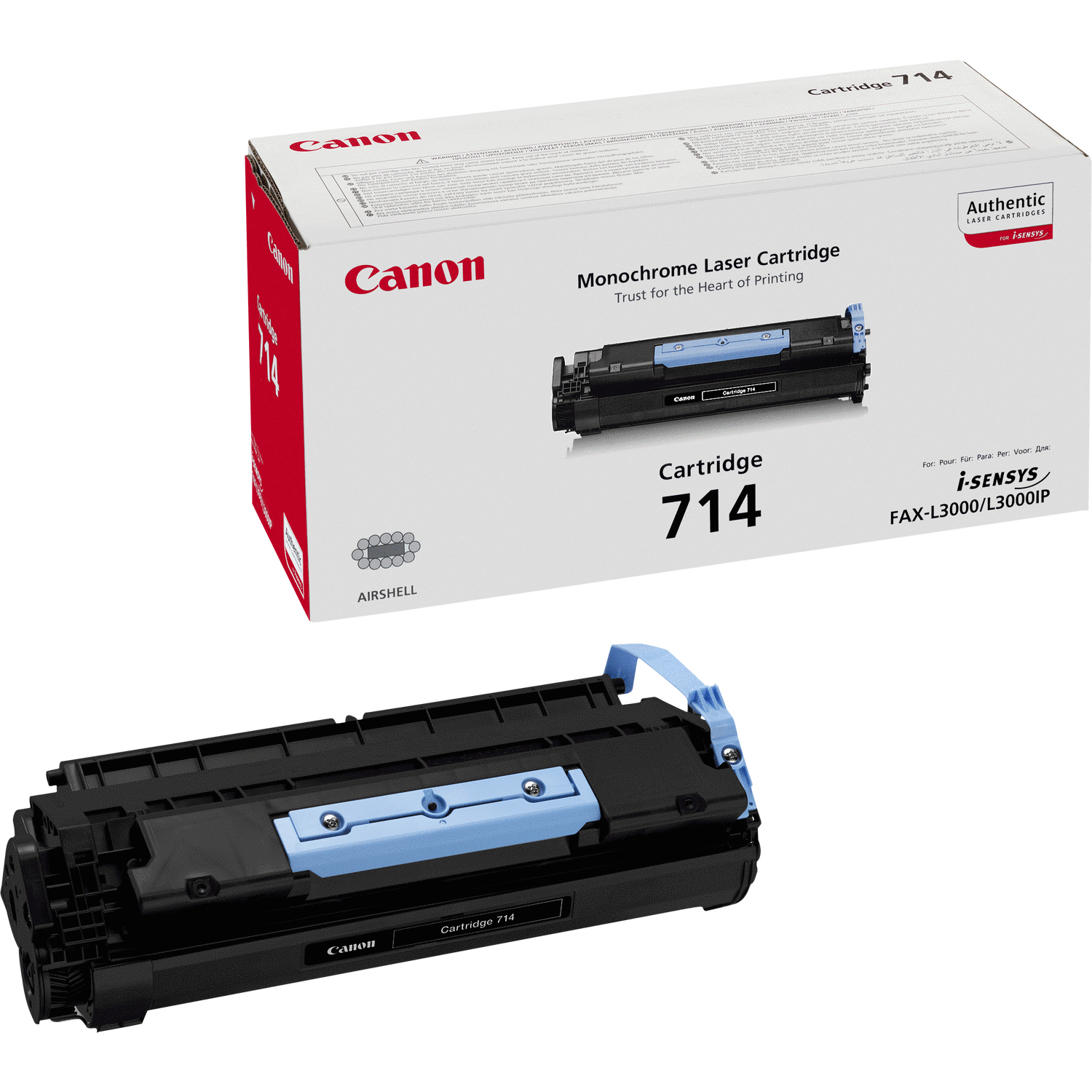 Canon 714 Black Toner Cartridge - 1153B002
