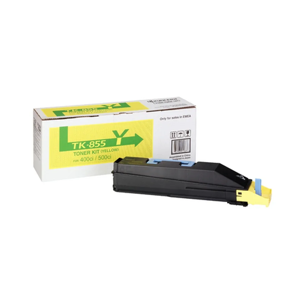 KYOCERA TK-855 Yellow Toner Cartridge - 1T02H7AEU0