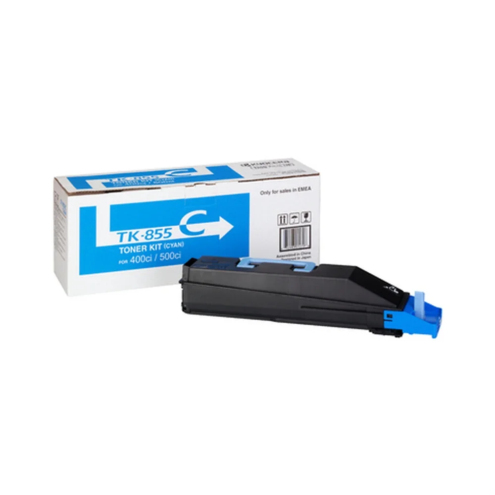 KYOCERA TK-855 Cyan Toner Cartridge - 1T02H7CEU0