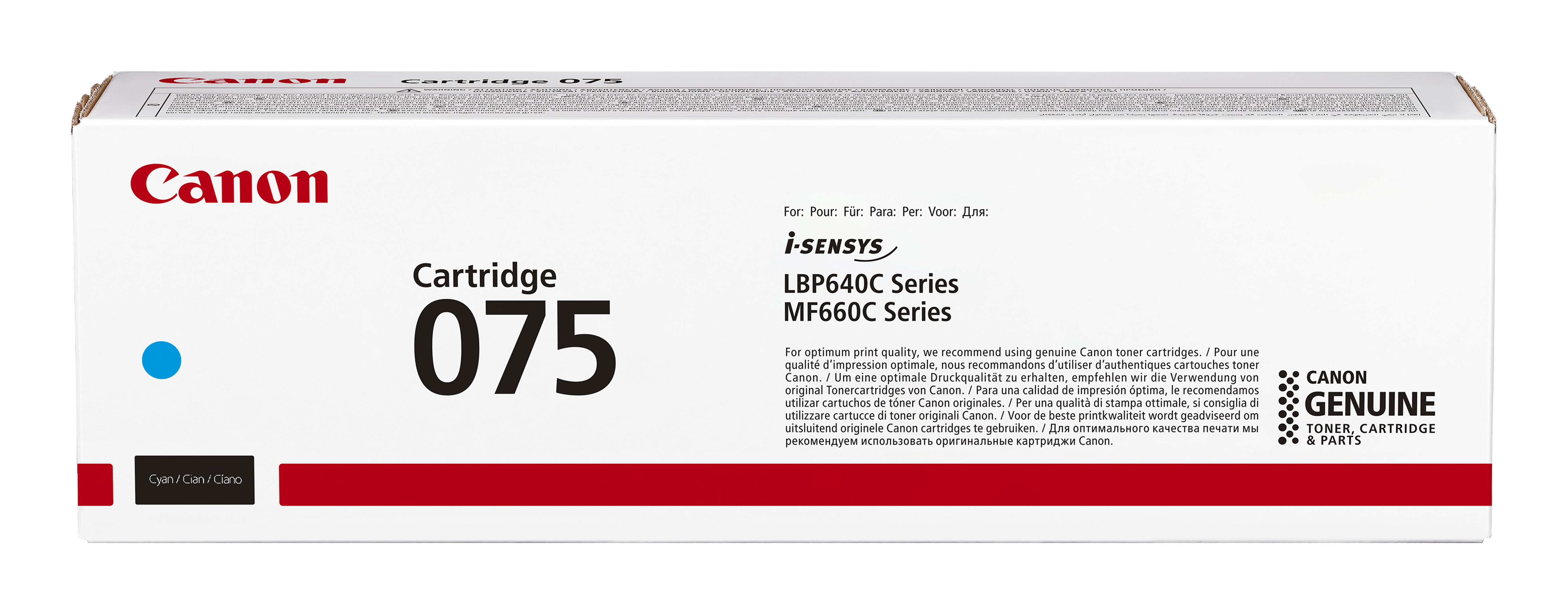 Canon 075 Cyan Toner Cartridge - 6364C002