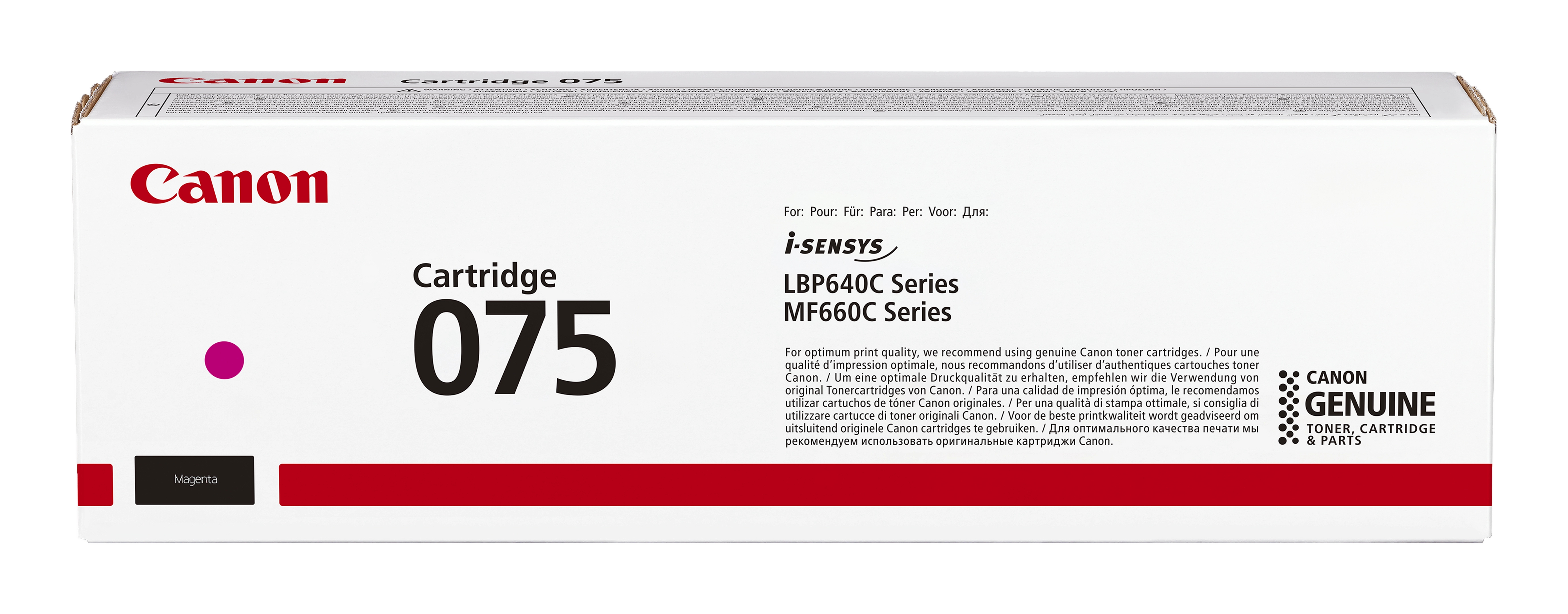 Canon 075 Magenta Toner Cartridge - 6363C002