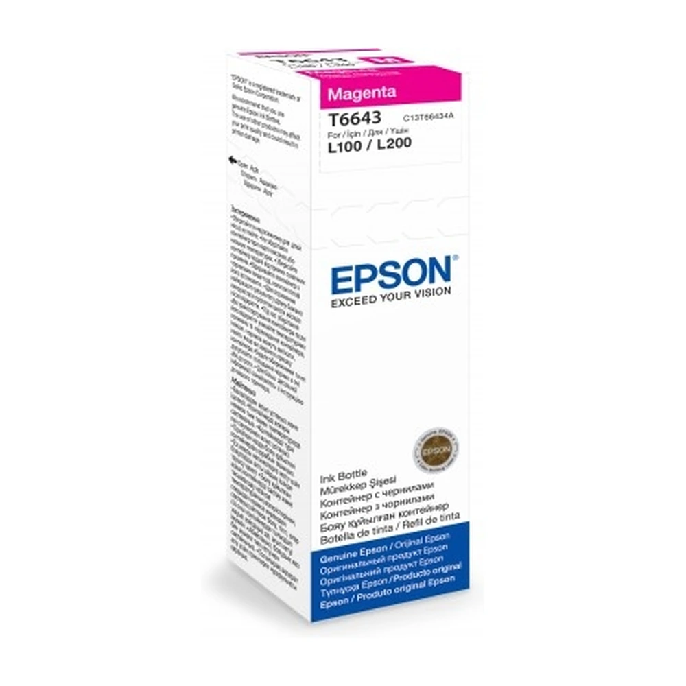 Epson T6643 Magenta Ink Bottle - C13T66434A