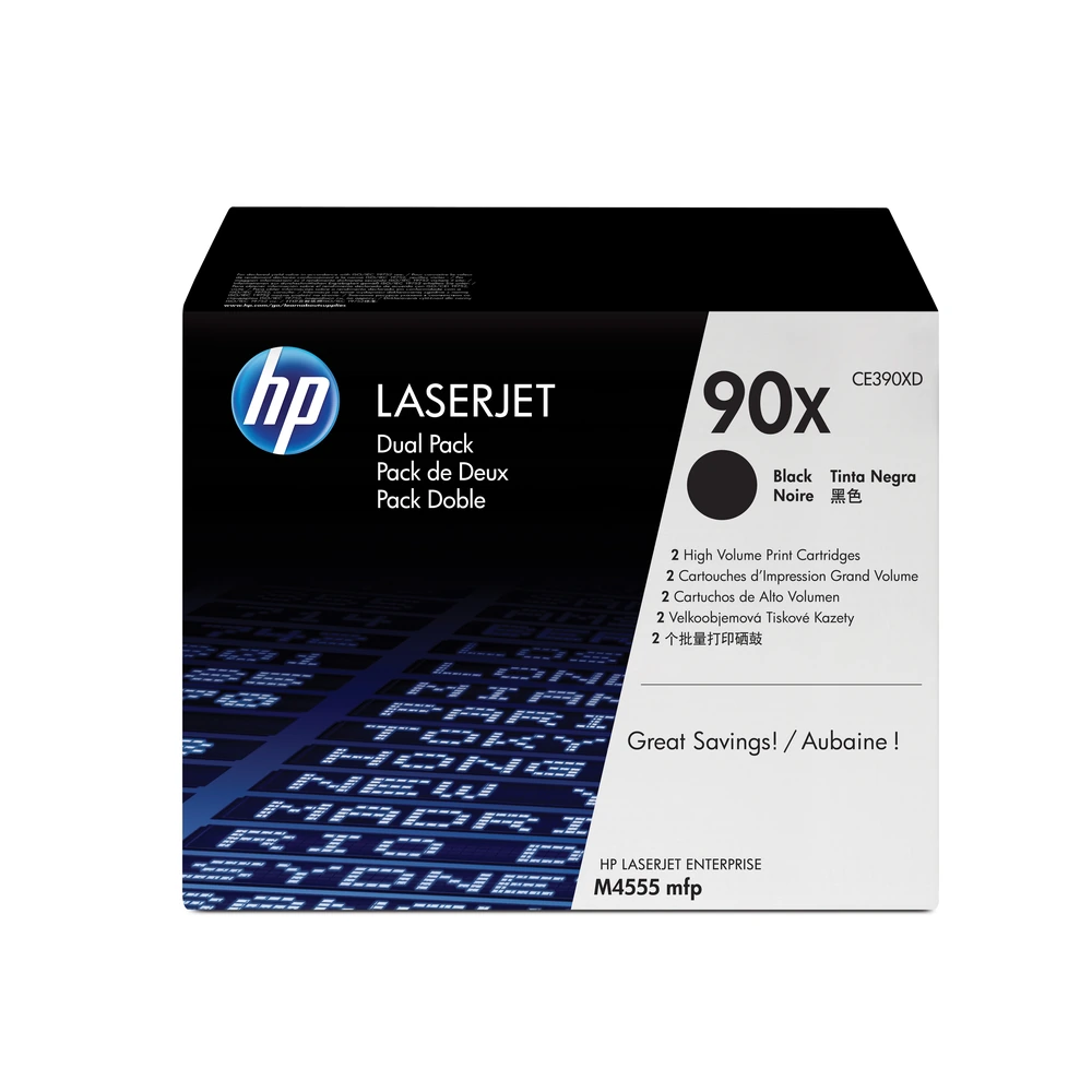 HP 90X Black High Yield Twin Pack - CE390XD