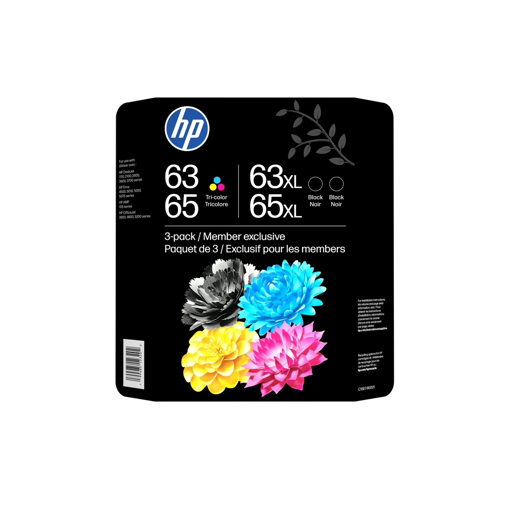 HP 65 Black Twin Pack - B82L0AA