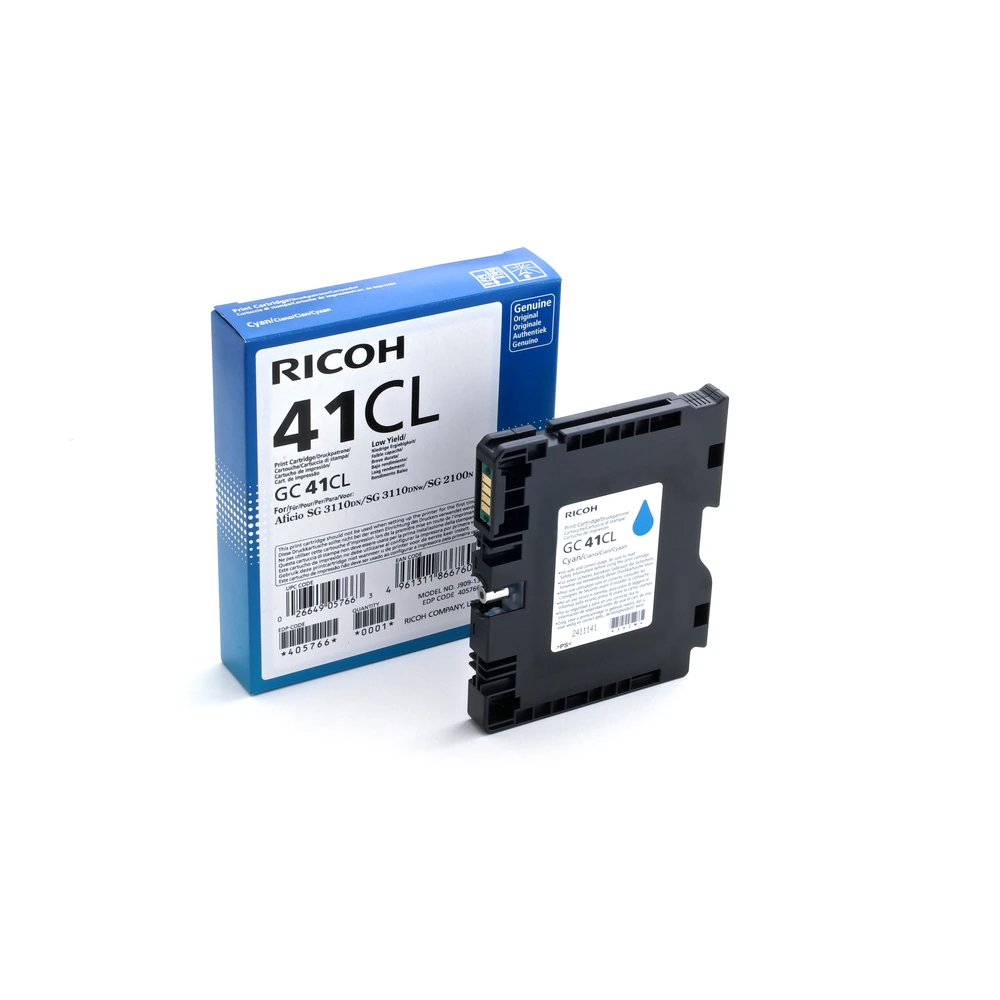 Ricoh GC41CL Cyan Ink Cartridge - 405766