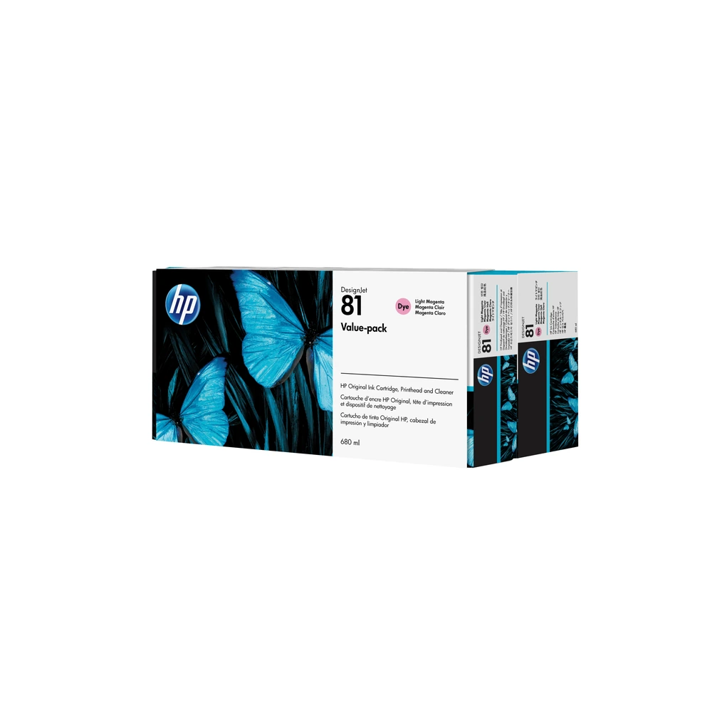 HP 81 Light Magenta Ink Cartridge and Printhead Value Pack - C4995A