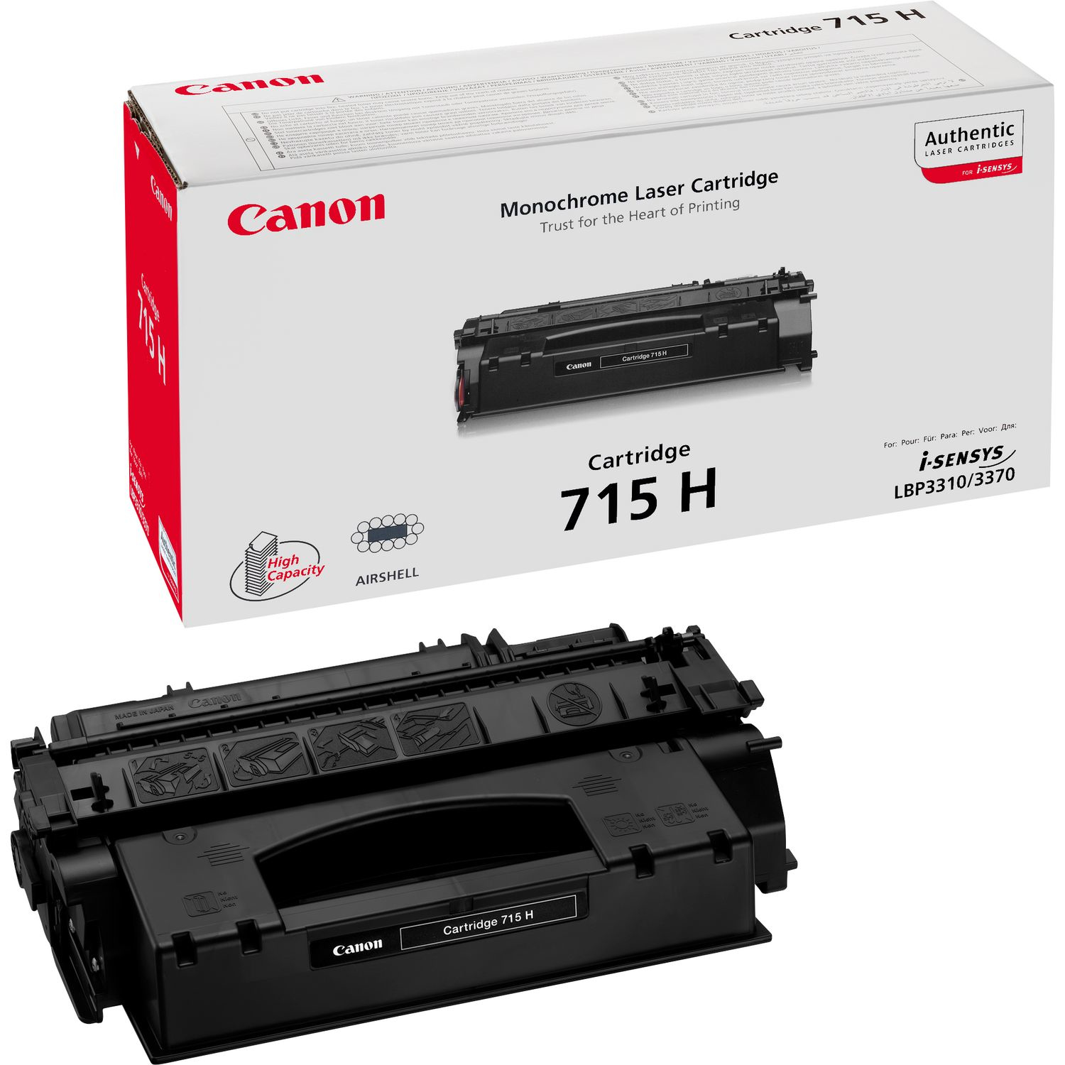 Canon 715H Black Toner Cartridge - 1976B002