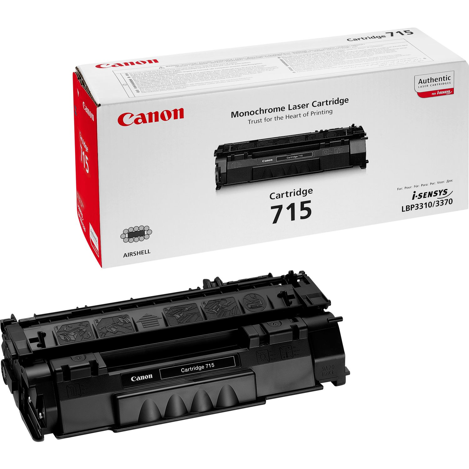 Canon 715 Black Toner Cartridge - 1975B002