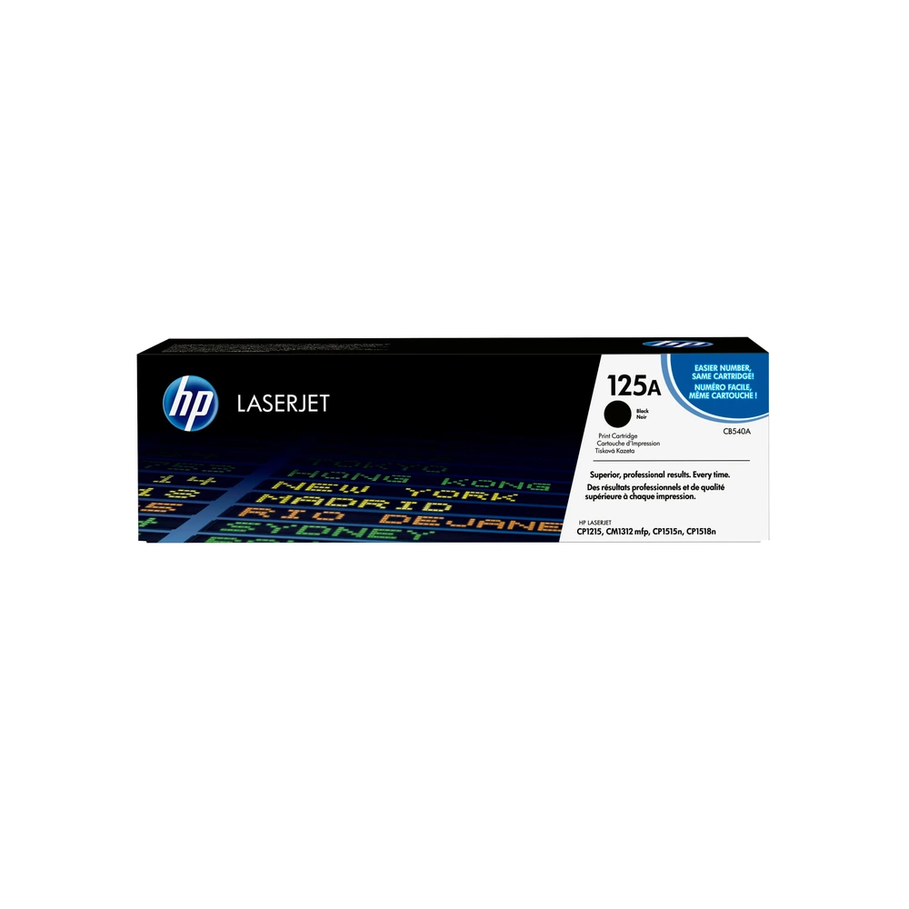 HP 125A Black Toner Cartridge - CB540A