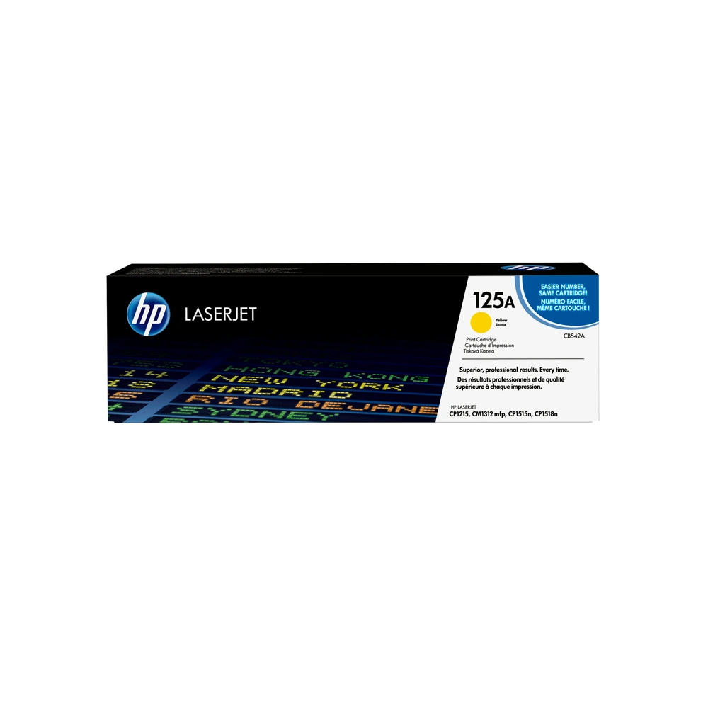 HP 125A Yellow Toner Cartridge - CB542A