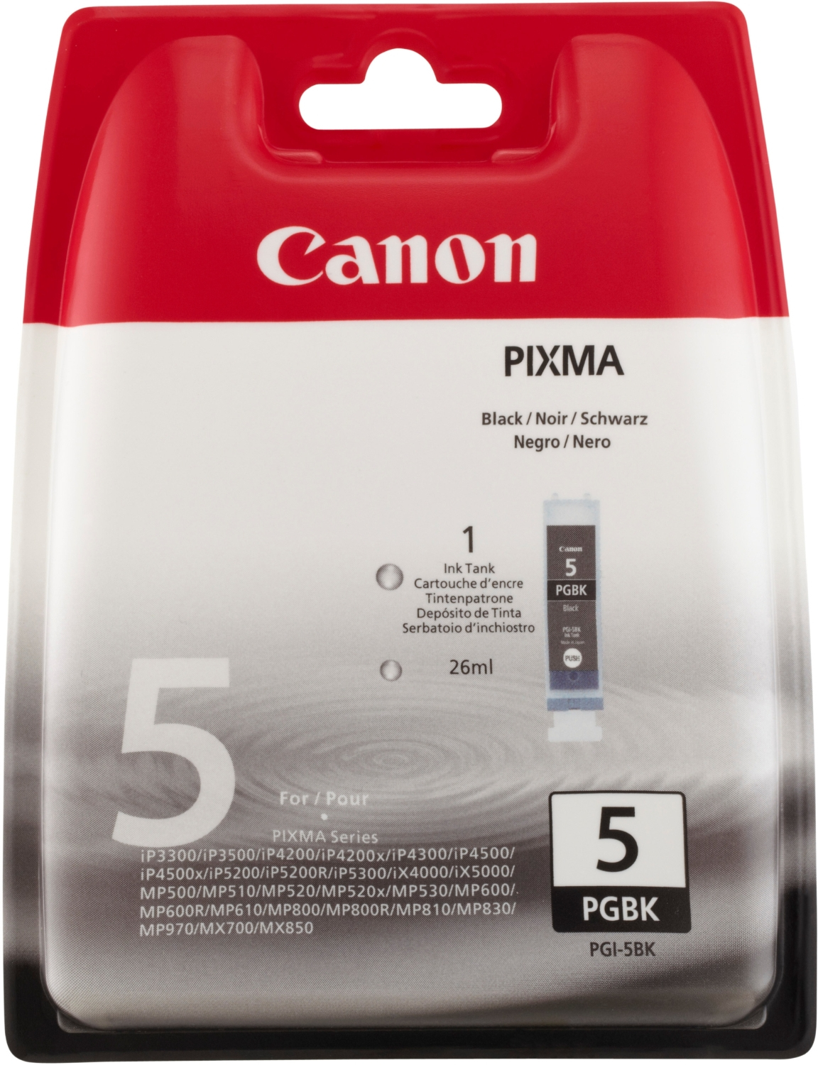 Canon PGI-5 Black Ink Cartridge - 0628B029