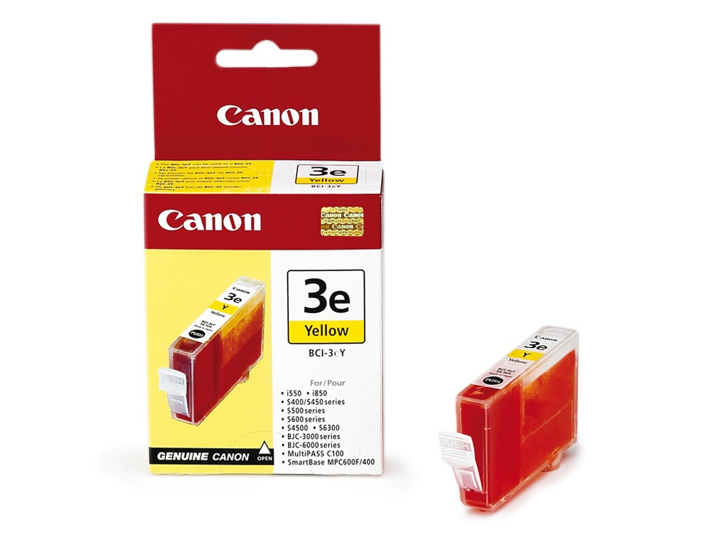 Canon BCI-3E Yellow Ink Cartridge - 4482A002